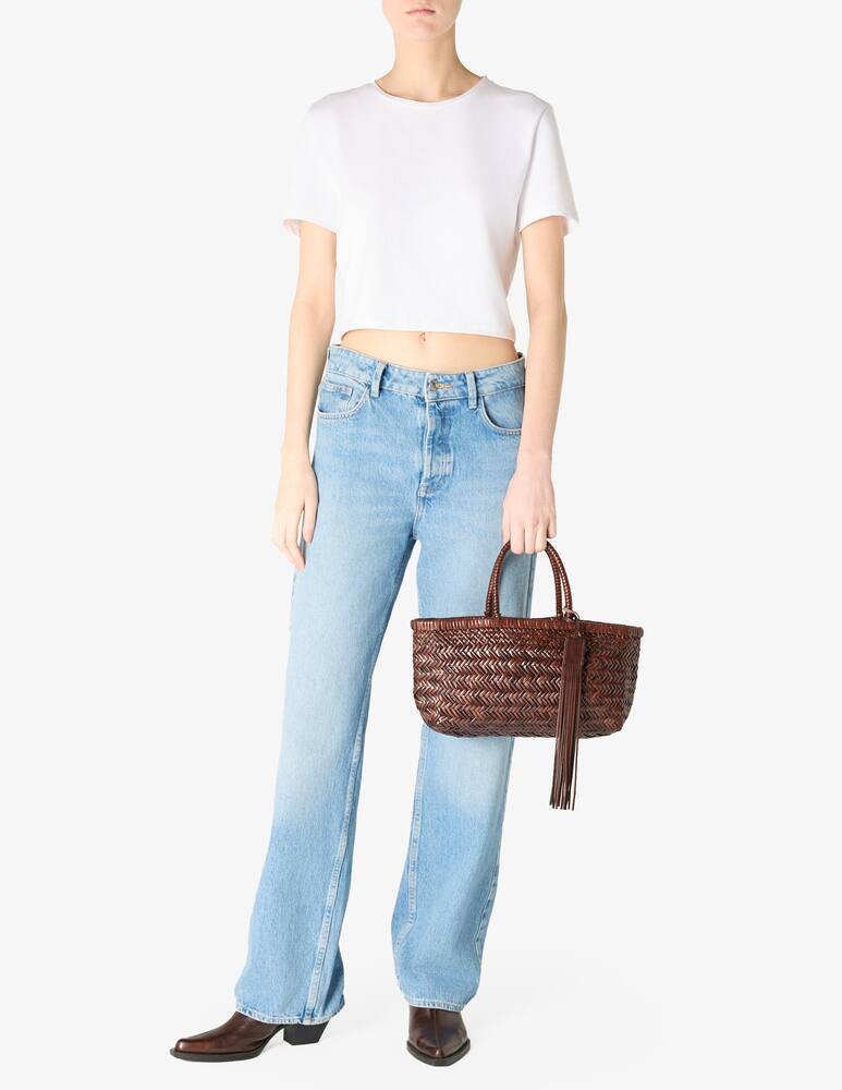 rinascente Manebì Woven knot tote