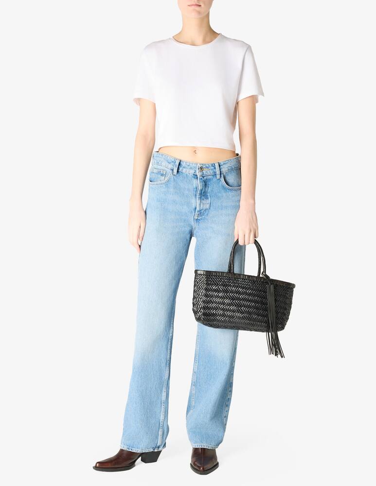 rinascente Manebì Knot weave tote