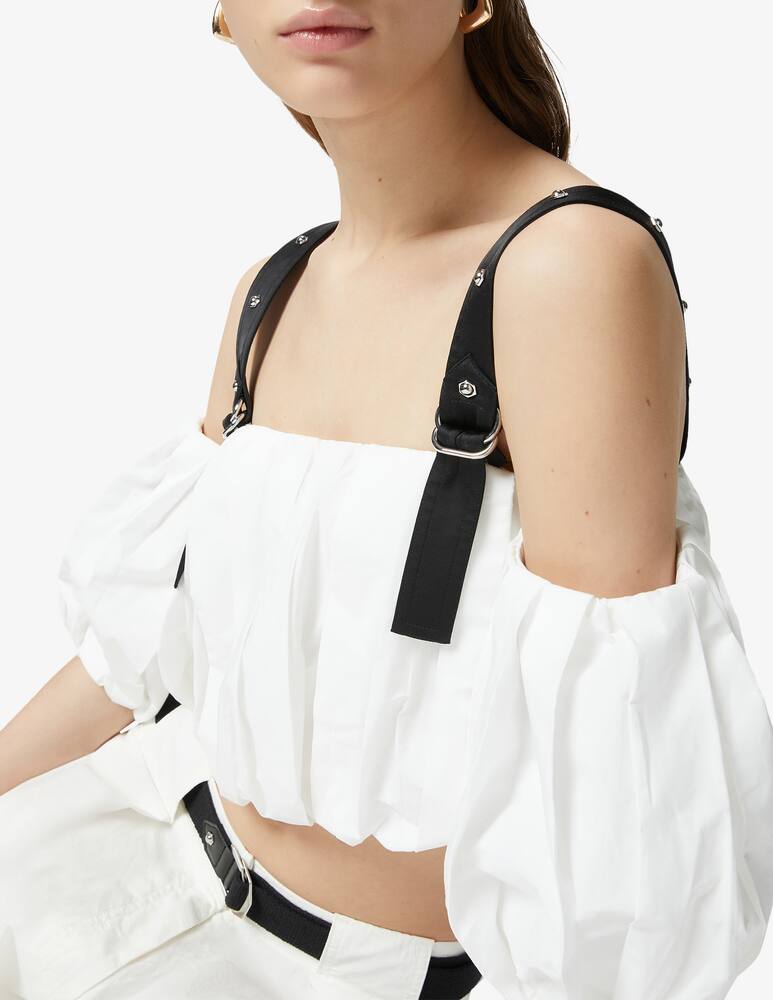 rinascente Pinko Raul spall crop top