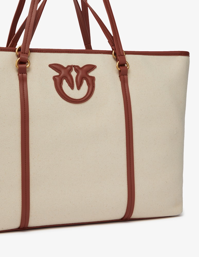 Pinko Canvas shopper bag - picture 3 Pinko Canvas shopper bag - picture 3