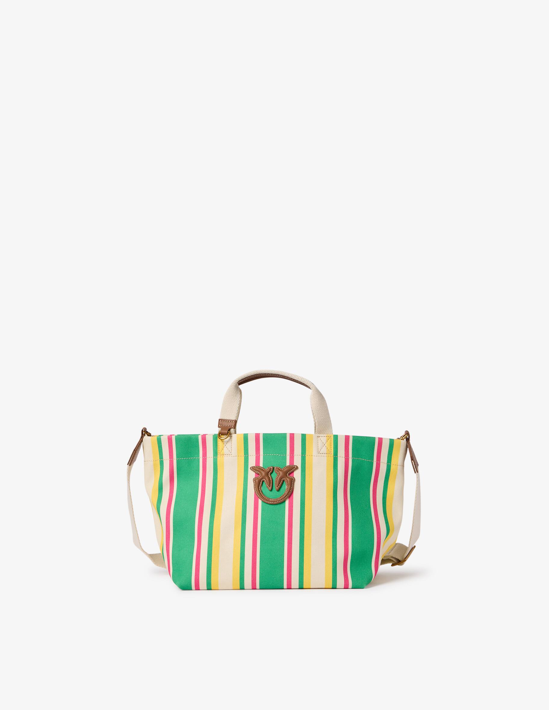 Shop Pinko Striped tote bag on Rinascente