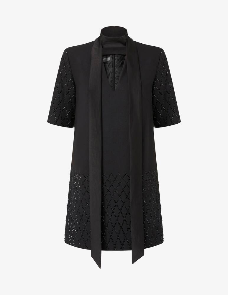 rinascente Pinko Short wool canvas dress