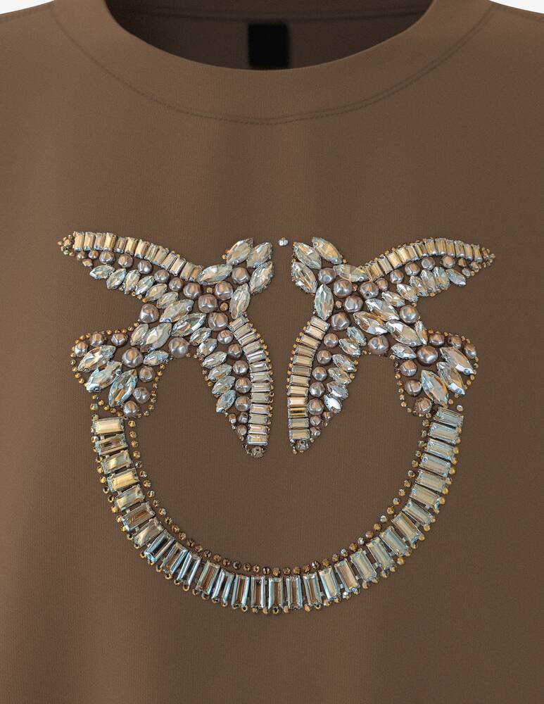 rinascente Pinko Felpa ricamo logo Nelly