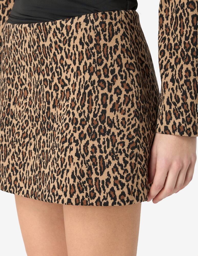 rinascente Pinko Leopard print skirt