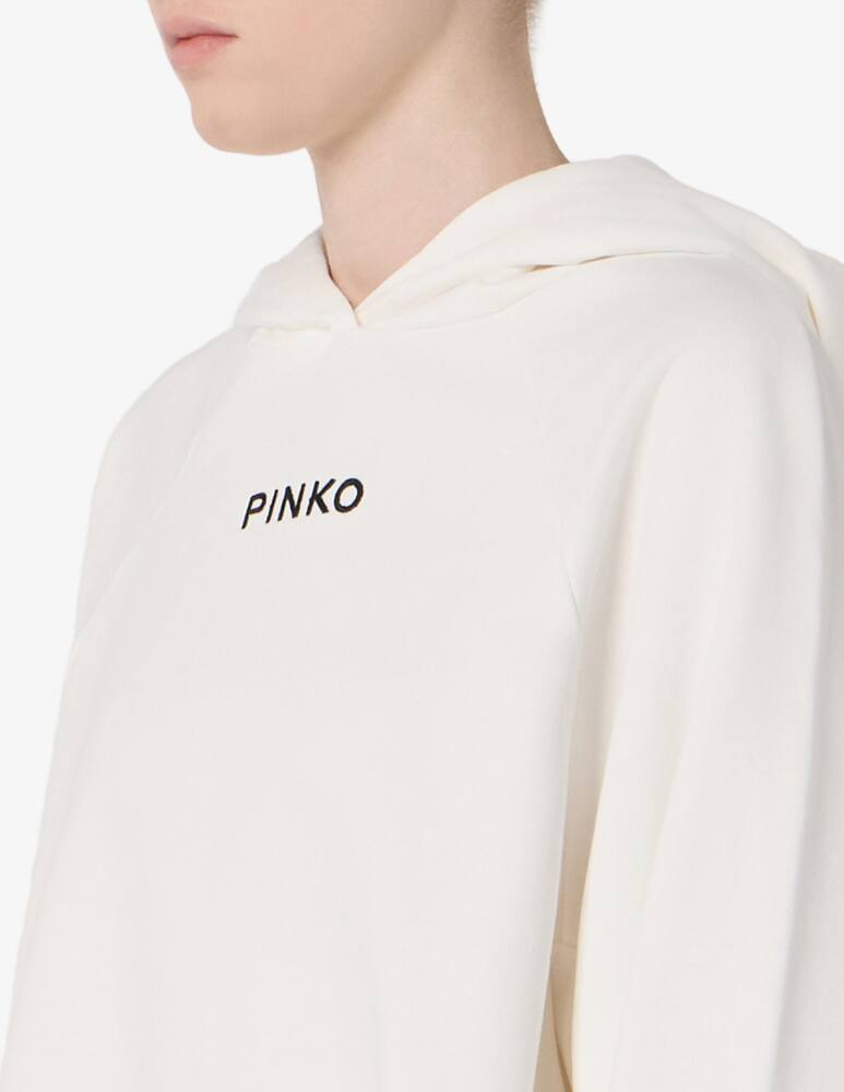 rinascente Pinko Felpa con cappuccio ricamo