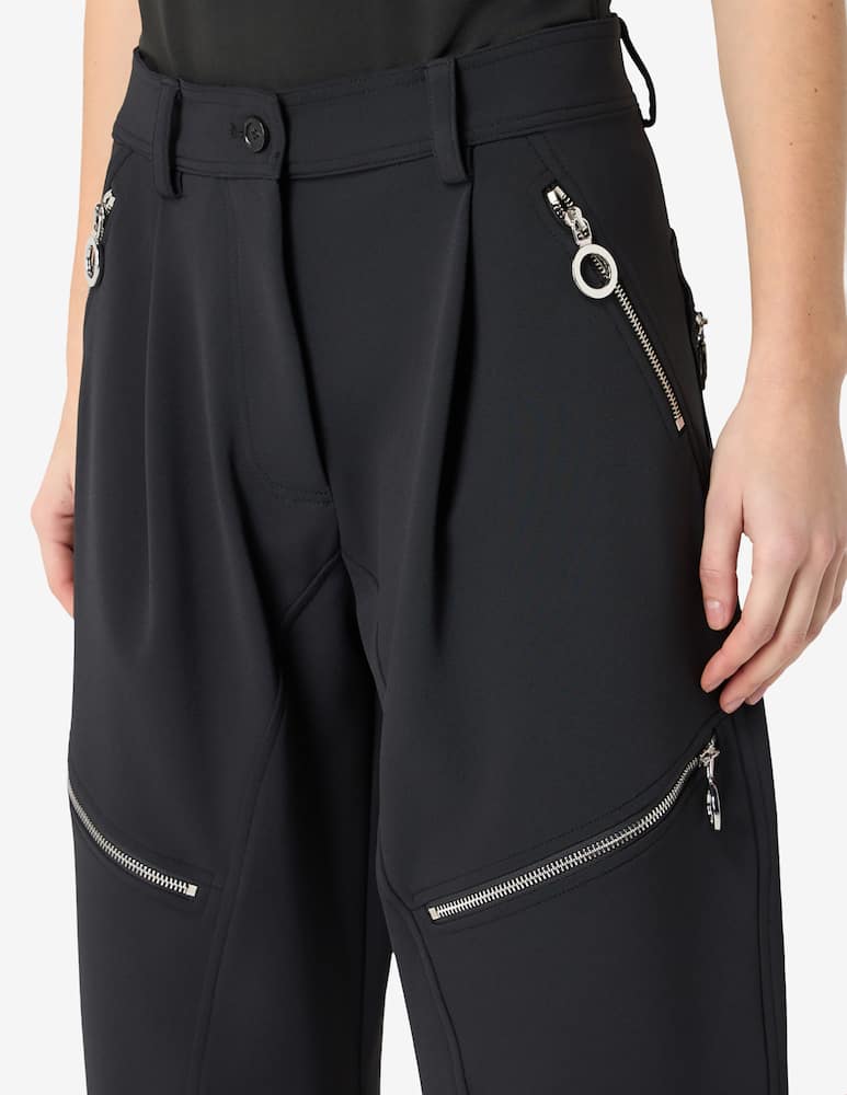 rinascente Pinko Zip detail trousers