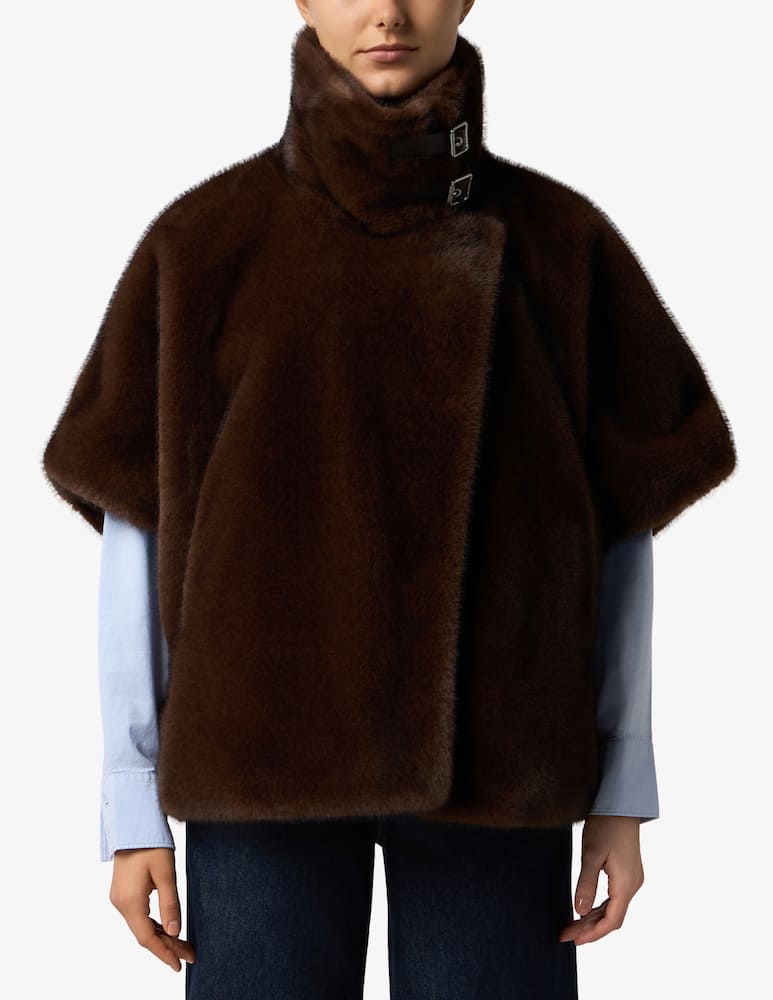 rinascente Pinko Cappa in similpelliccia