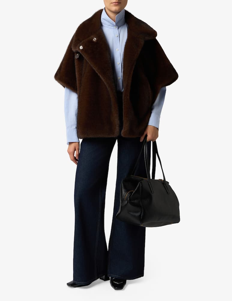 rinascente Pinko Cappa in similpelliccia