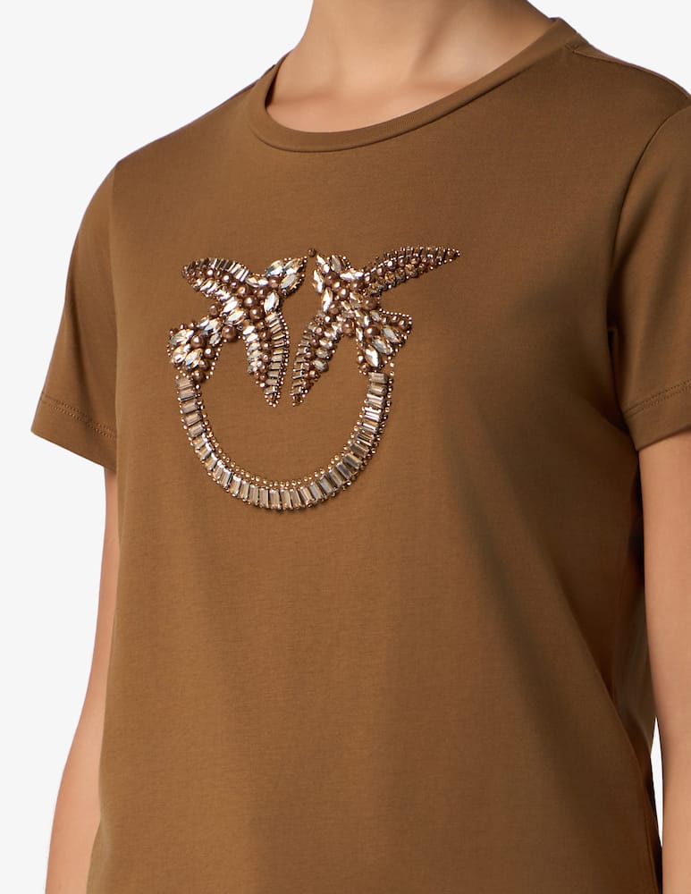 Pinko T-shirt ricamo logo Quentin - immagine 4 Pinko T-shirt ricamo logo Quentin - immagine 4