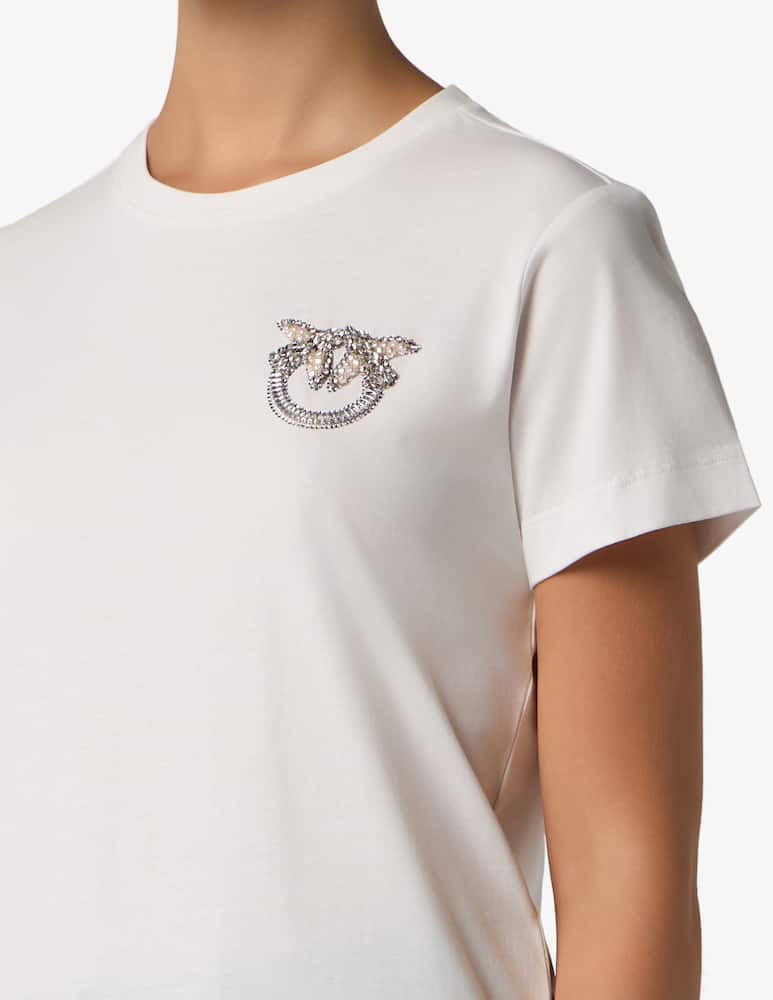 Pinko T-shirt ricamo logo Nambrone - immagine 4 Pinko T-shirt ricamo logo Nambrone - immagine 4