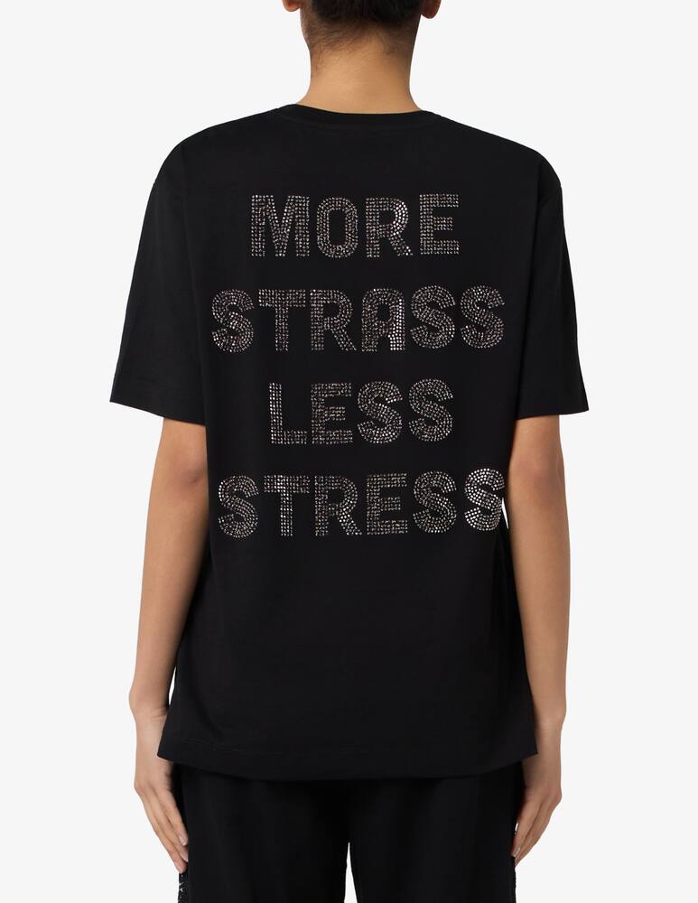 rinascente Pinko T-shirt logo strass