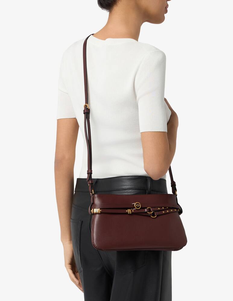 rinascente Pinko Belt detail mini shoulder bag