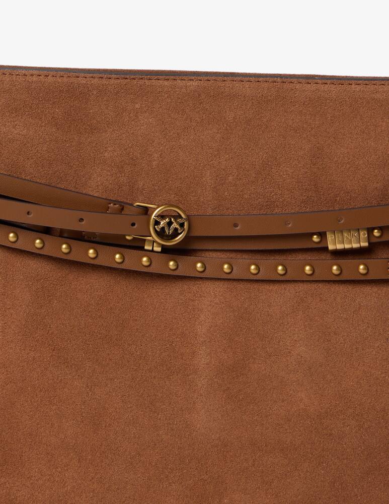 rinascente Pinko Borsa a spalla in suede