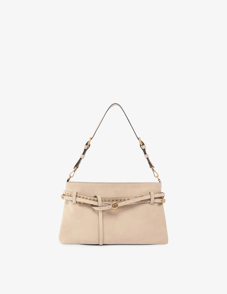 rinascente Pinko Suede belt shoulder bag