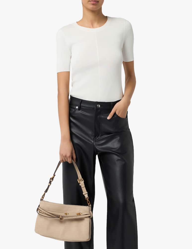rinascente Pinko Suede belt shoulder bag