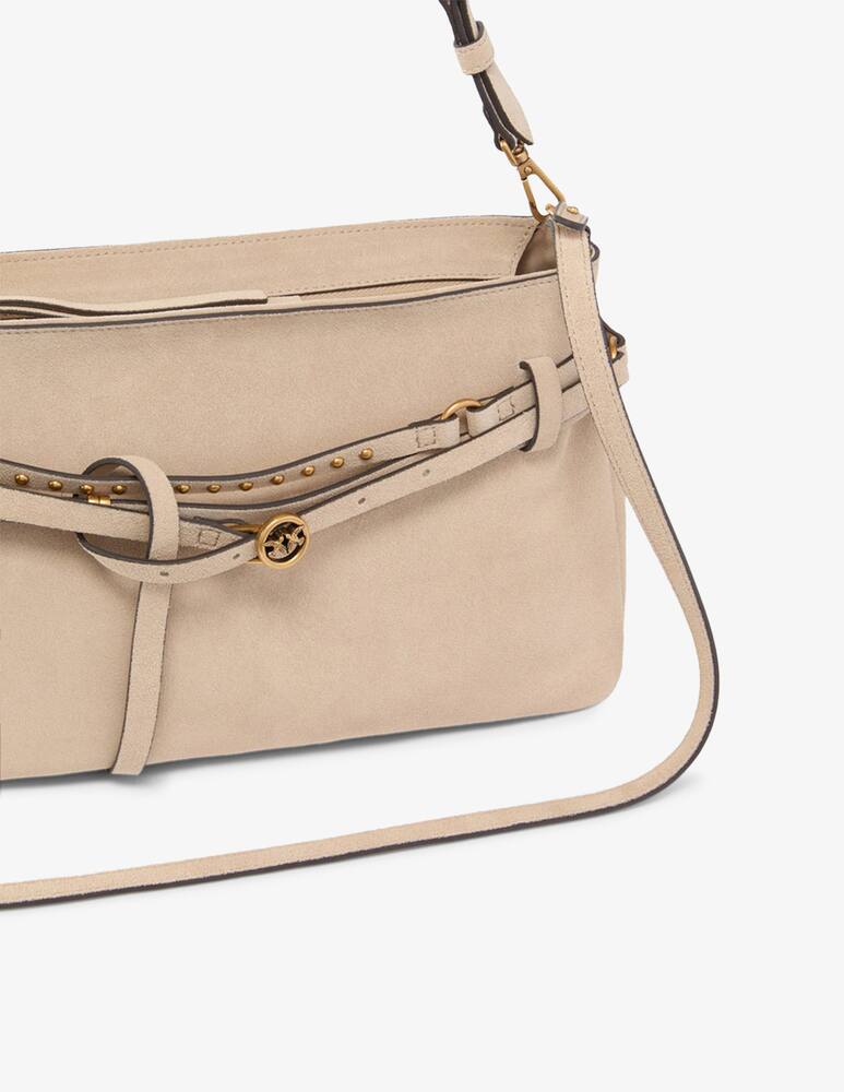 rinascente Pinko Suede belt shoulder bag