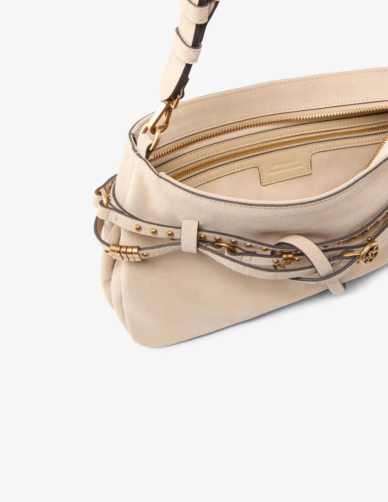 rinascente Pinko Suede belt shoulder bag