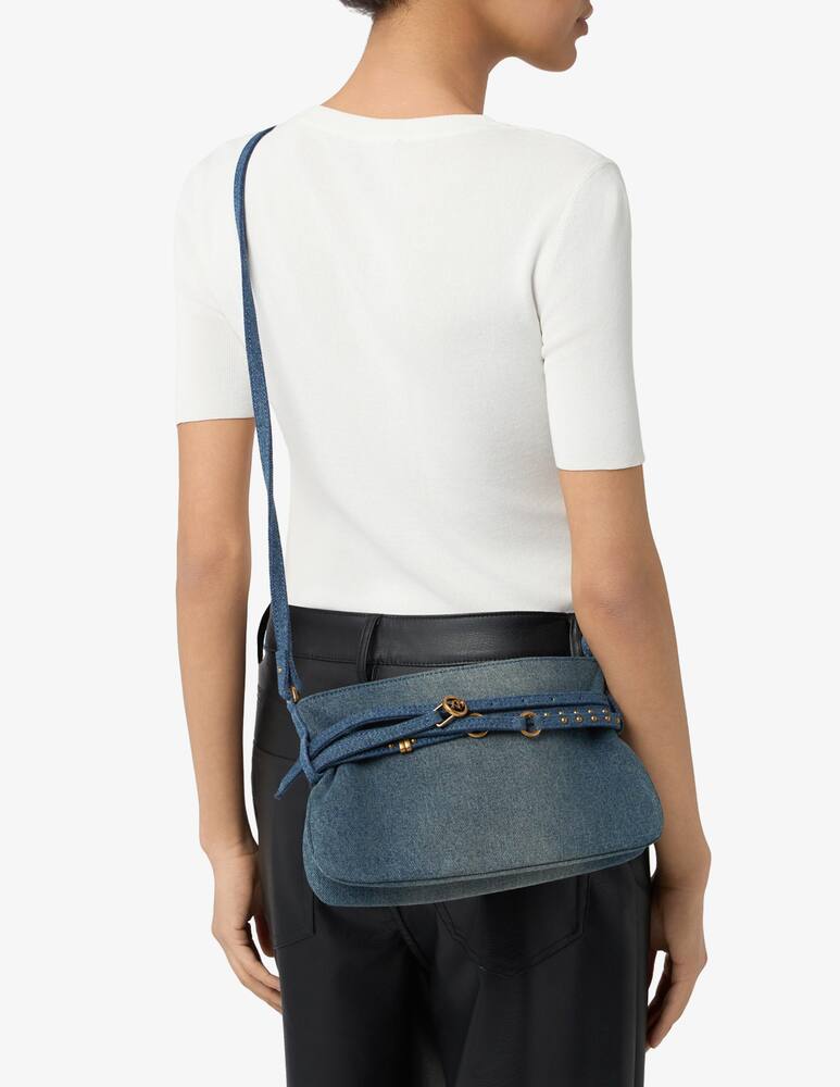 rinascente Pinko Borsa a spalla in jeans