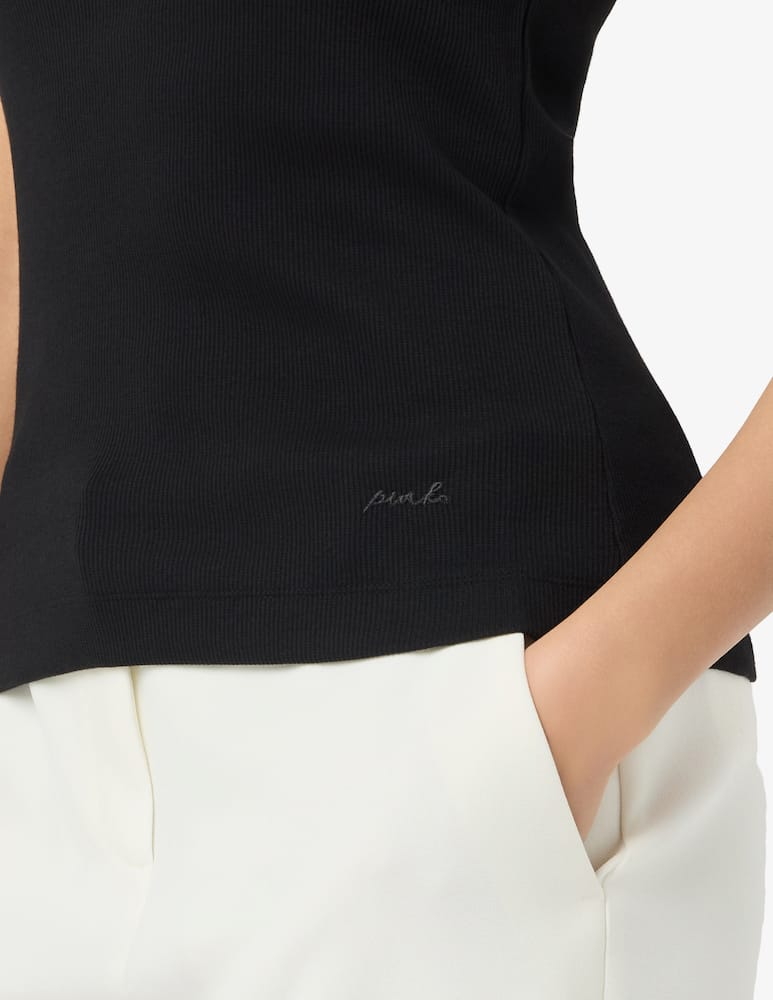 rinascente Pinko Canotta costina con pizzo