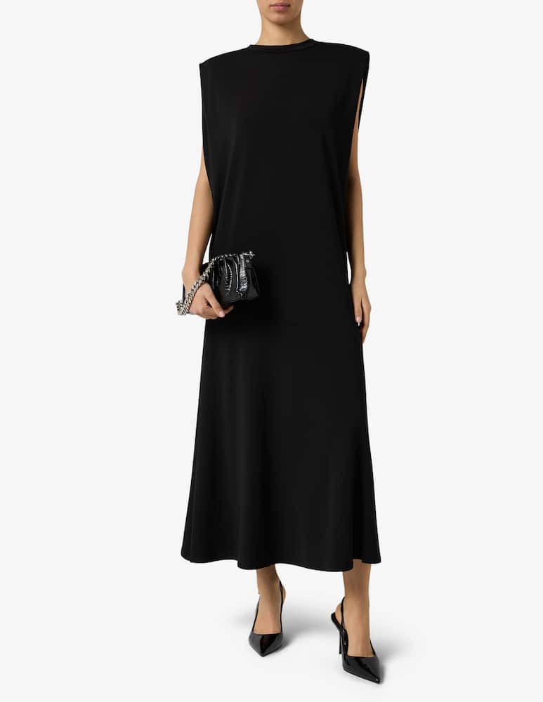 rinascente Pinko Abito lungo in jersey smanicato