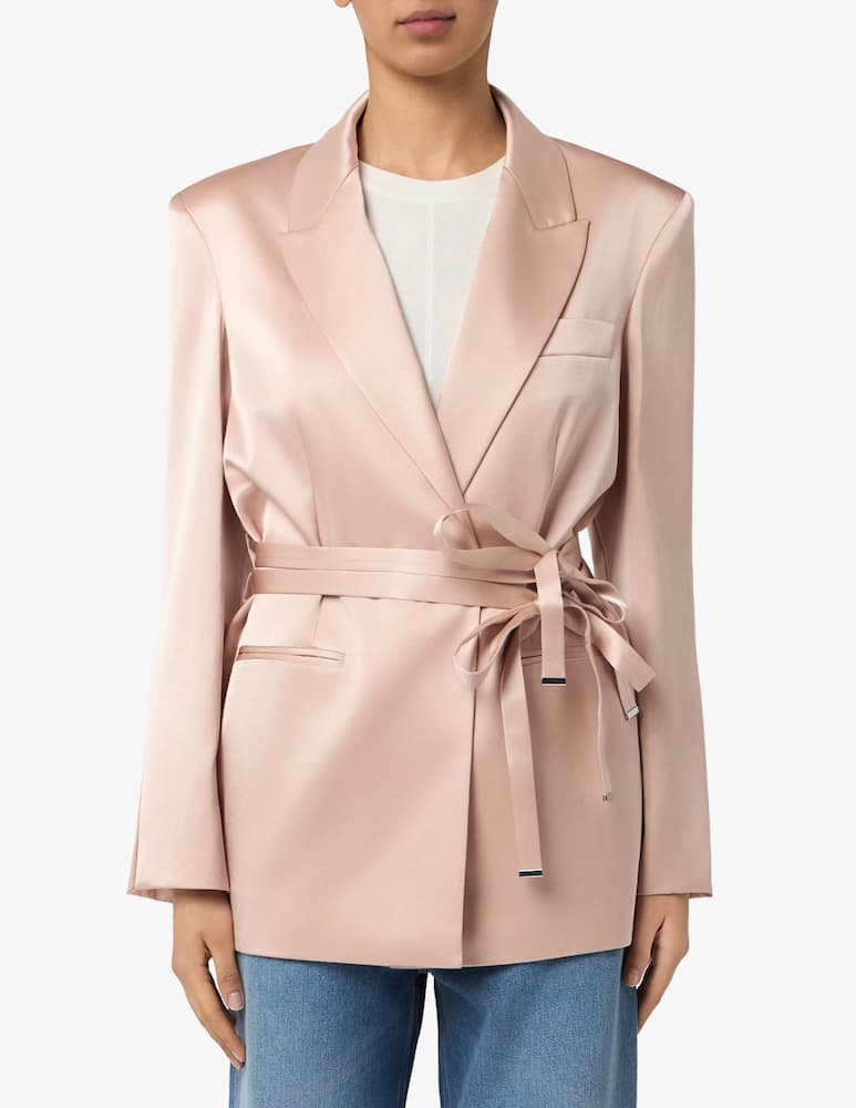 Pinko Satin belted blazer - picture 1 Pinko Satin belted blazer - picture 1