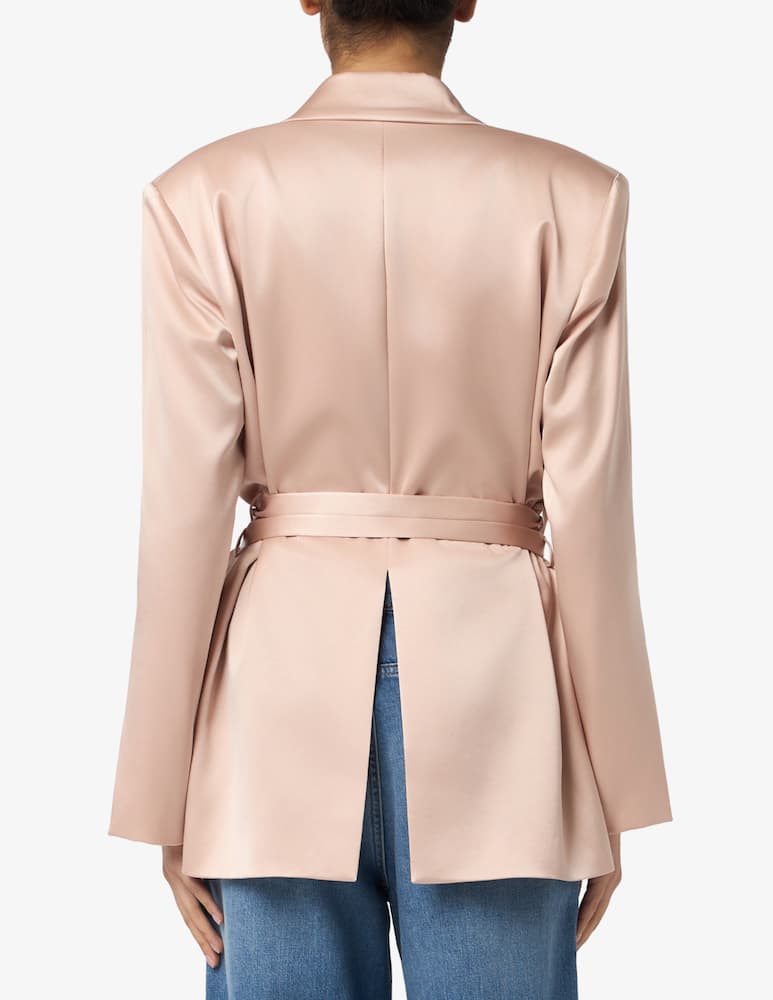 rinascente Pinko Satin belted blazer