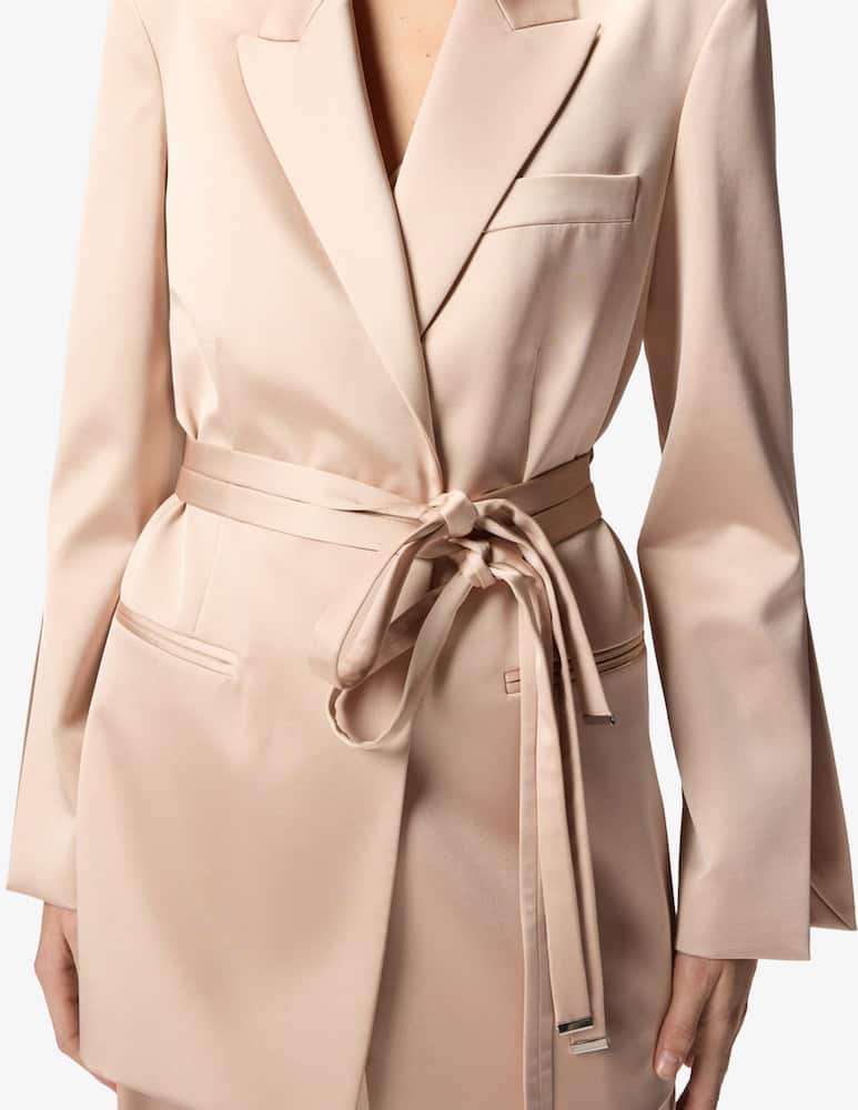 rinascente Pinko Satin belted blazer