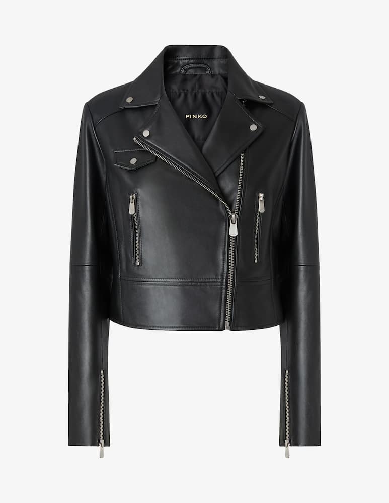 rinascente Pinko Giacca chiodo in finta pelle