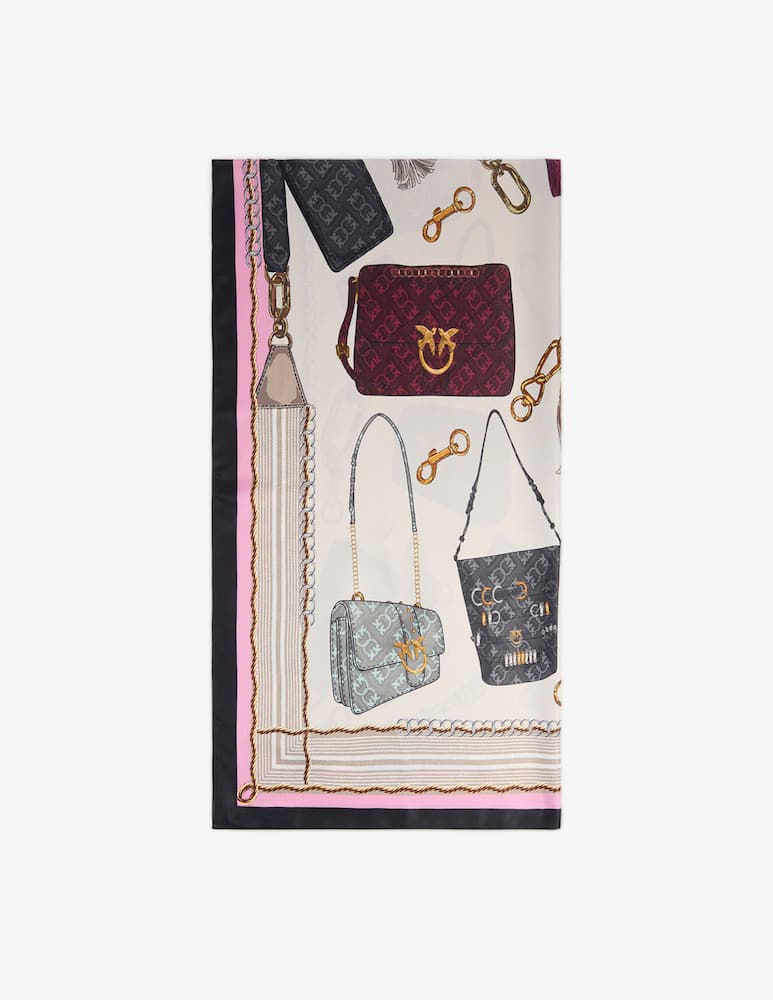 rinascente Pinko Limbo foulard twill scarf