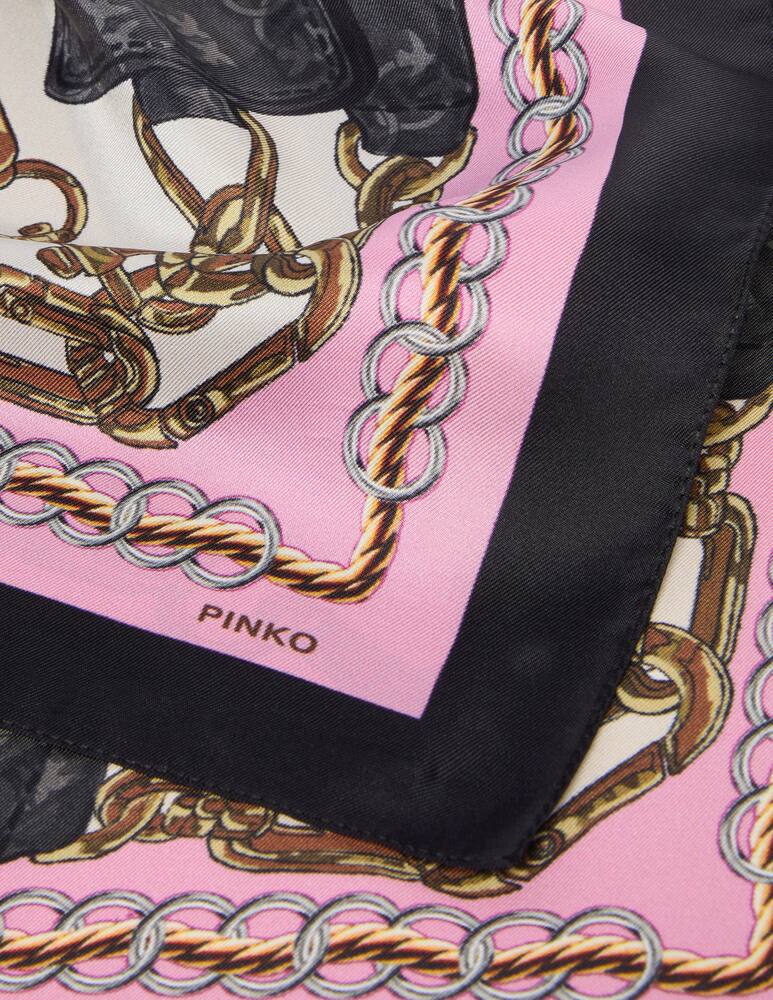 rinascente Pinko Limbo foulard twill scarf