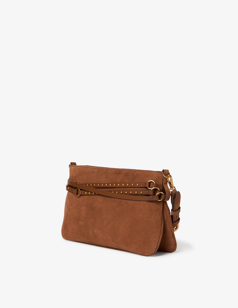 rinascente Pinko Suede belt shoulder bag