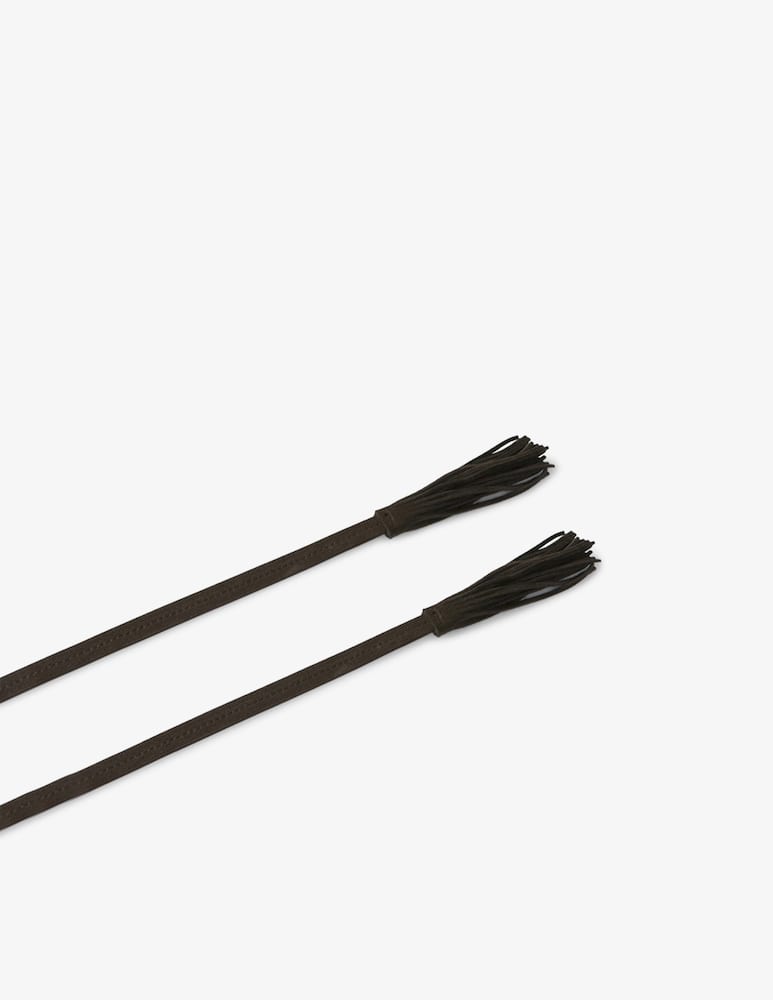 rinascente Pinko Studded suede belt