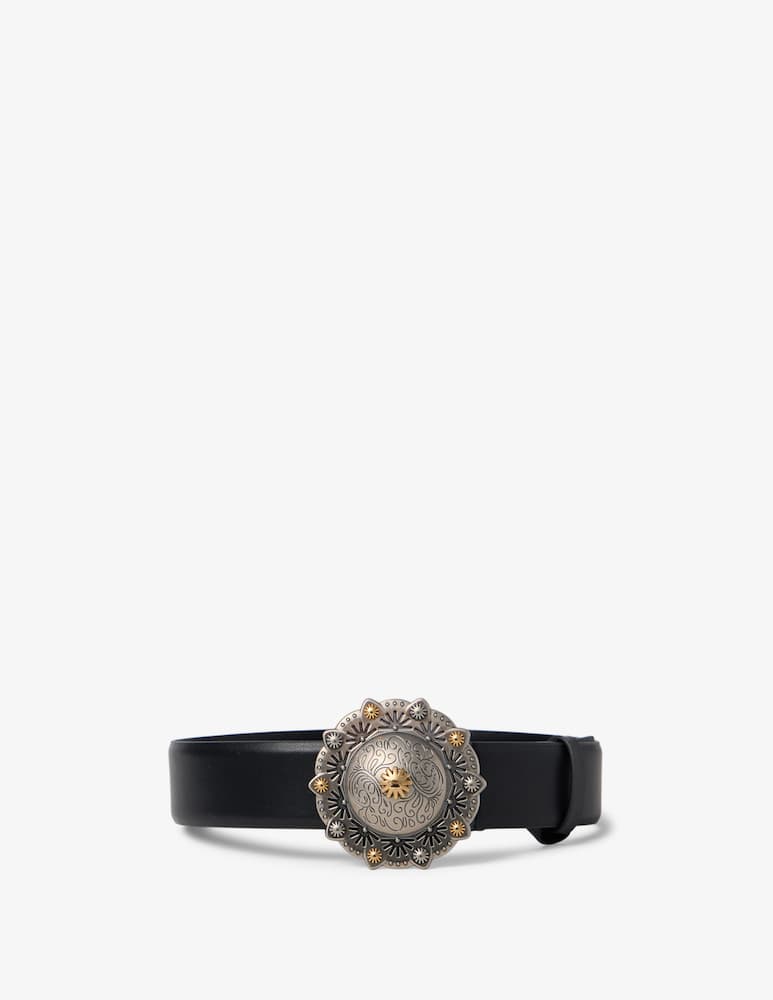 rinascente Pinko Western round buckle belt