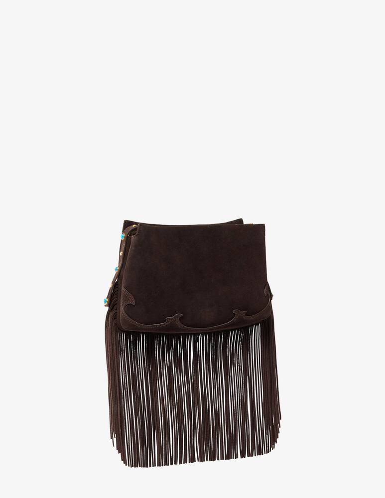 rinascente Pinko Triplet mini fringed shoulder bag