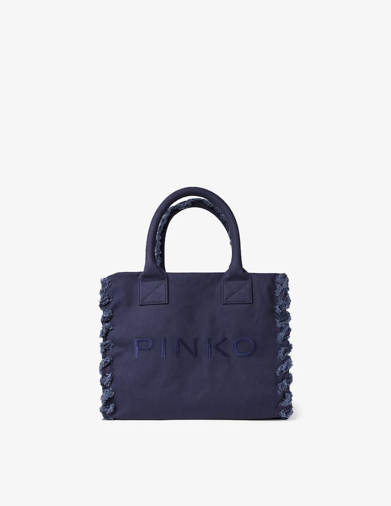 rinascente Pinko Beach shopper canvas