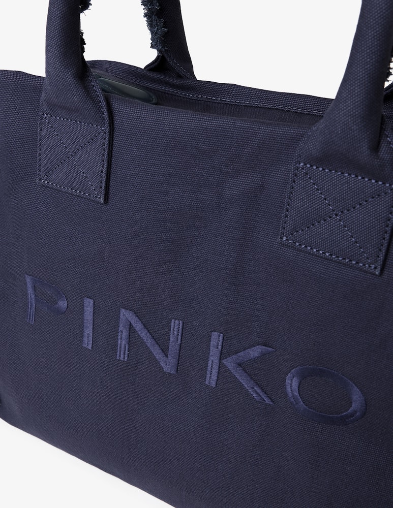 rinascente Pinko Beach shopper canvas