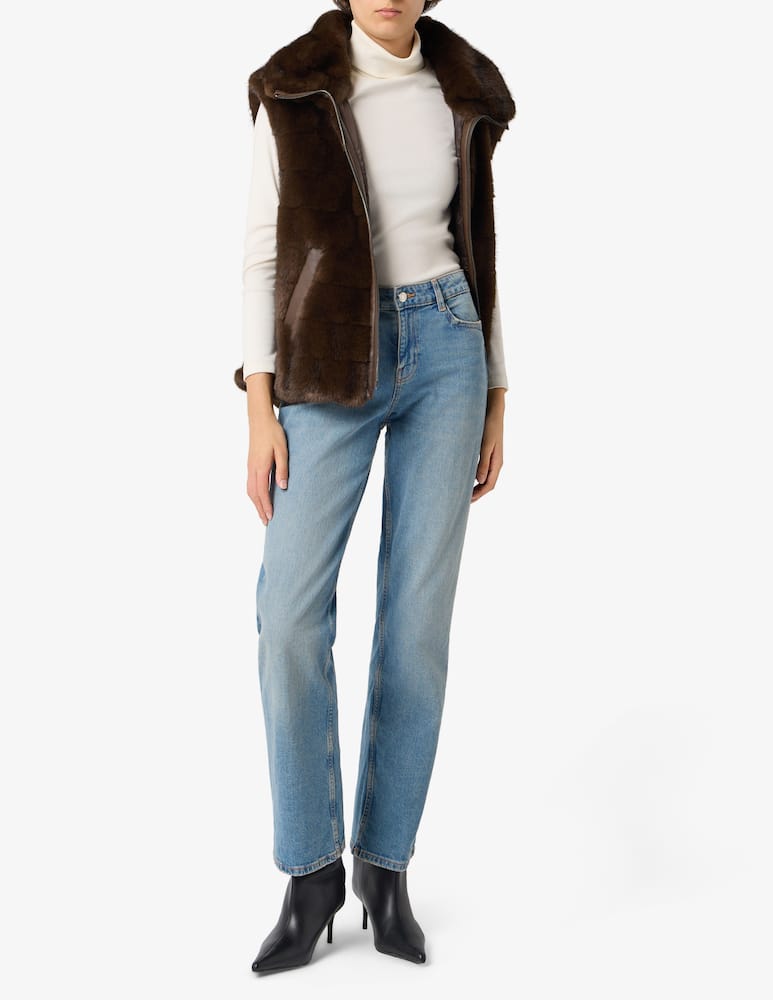 rinascente Pinko Gilet effetto visone Aspen