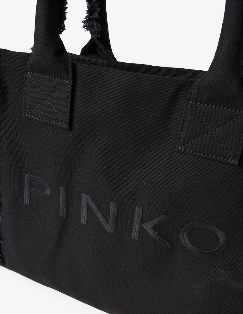 rinascente Pinko Shopper mare in canvas