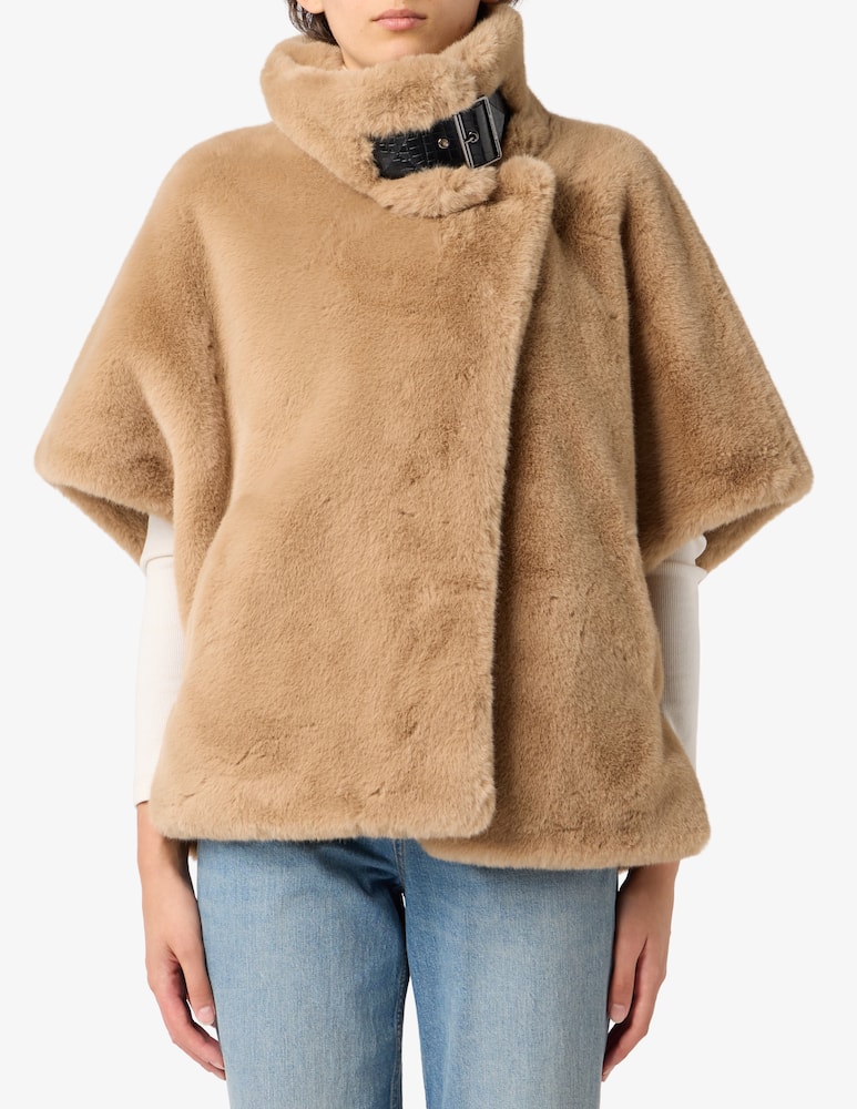 rinascente Pinko Giaccone in finta pelliccia Aspen