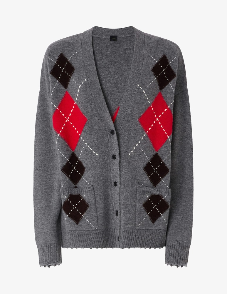 Pinko Argyle Bristol cardigan - picture 1 Pinko Argyle Bristol cardigan - picture 1