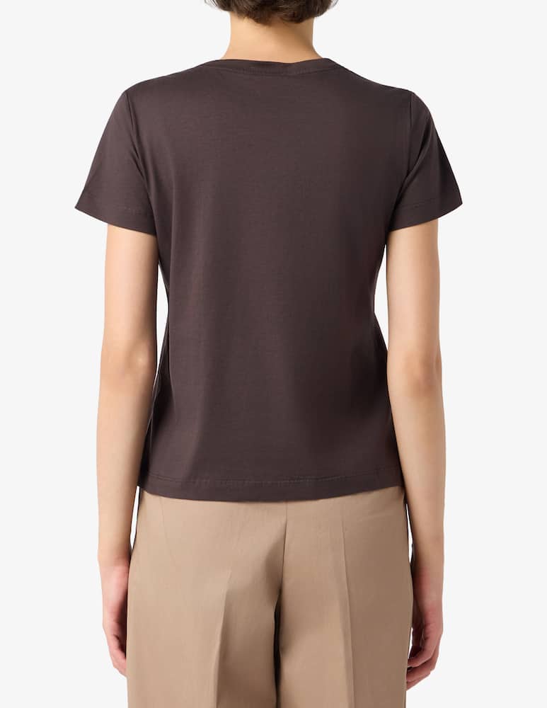 rinascente Pinko T-shirt in jersey con ricamo logo Quentin 