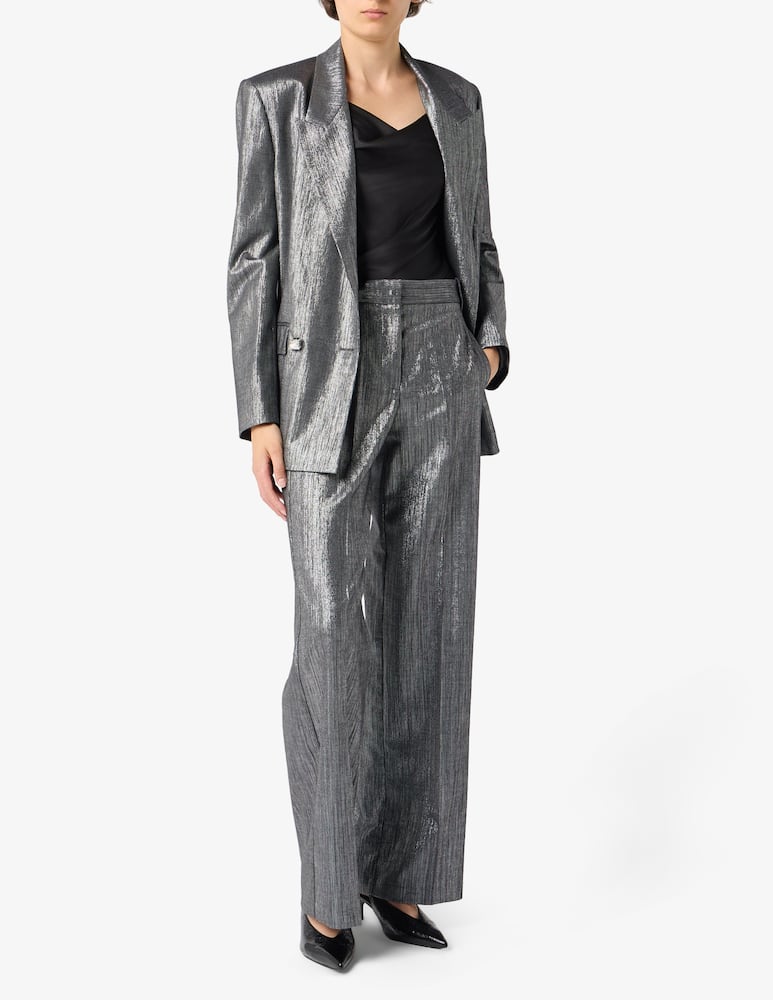 rinascente Pinko Pantaloni in lana metal Citroen