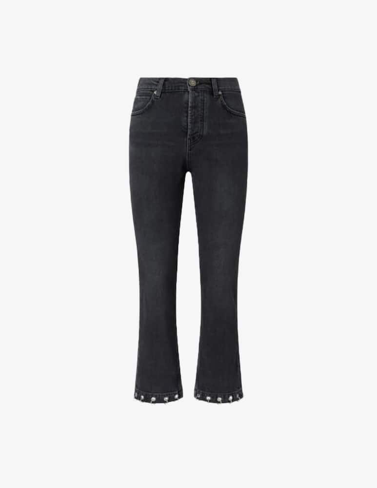 rinascente Pinko slim jeans with piercing