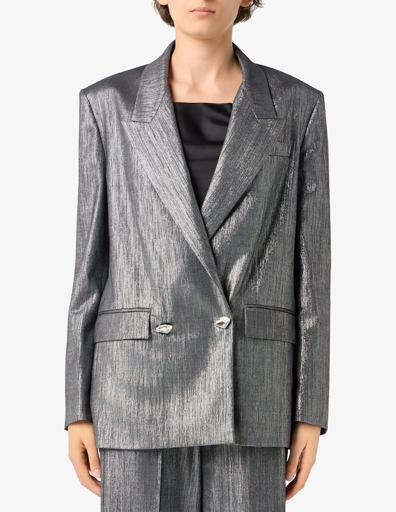 rinascente Pinko Giacca in lana metallizzata Cayman