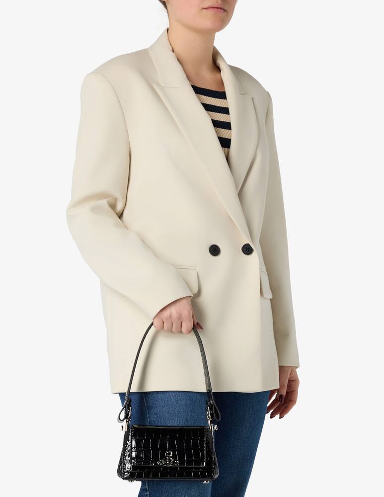 rinascente Vivienne Westwood Hazel croc-effect handbag