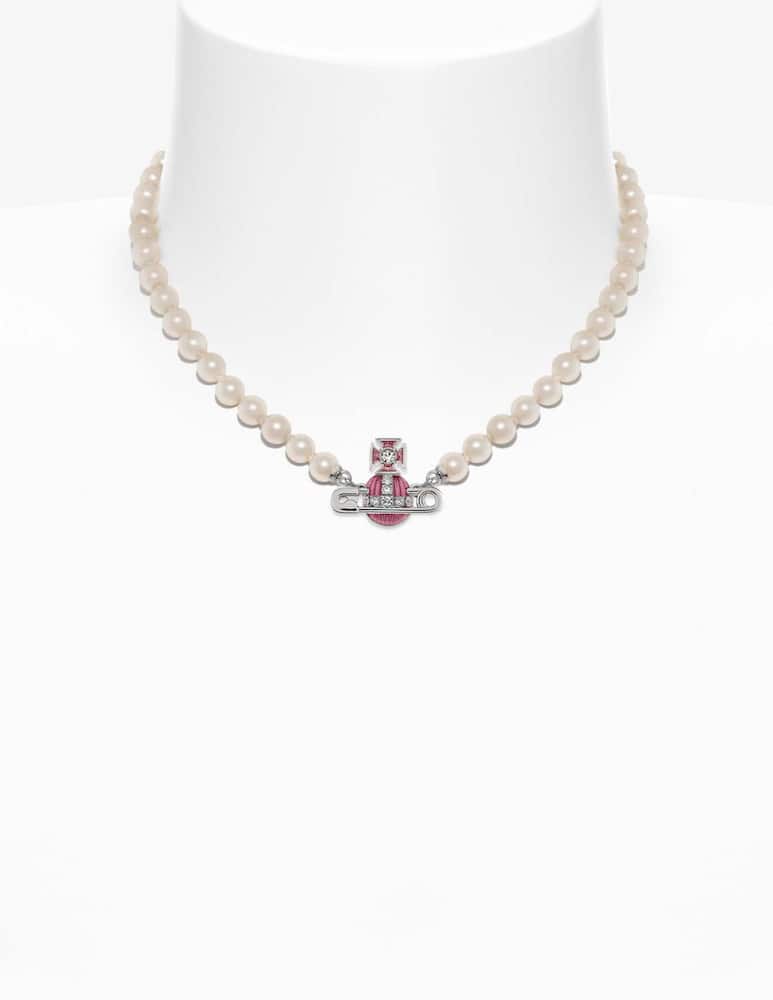 rinascente Vivienne Westwood Kitty pearl necklace