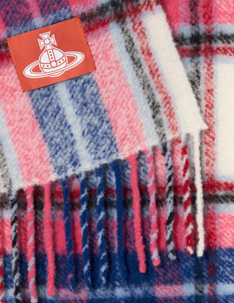 rinascente Vivienne Westwood Chunky tartan scarf 30x200