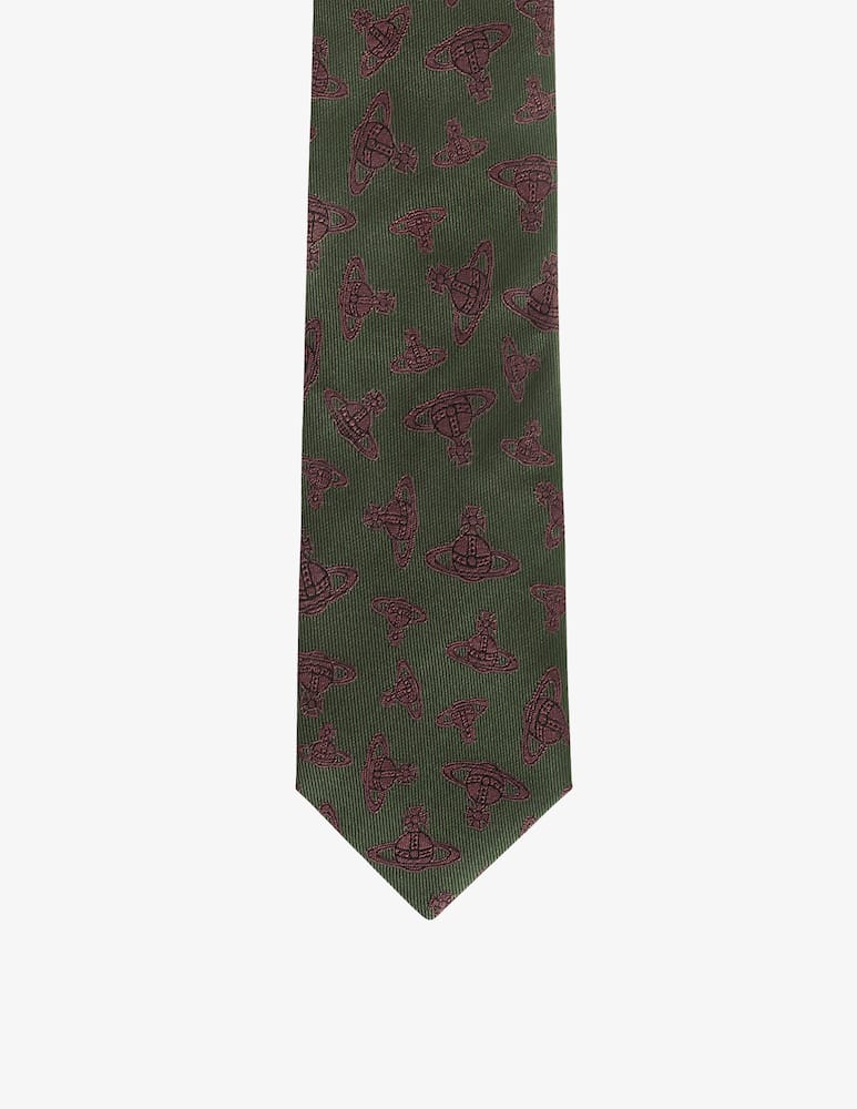 rinascente Vivienne Westwood Patterned silk tie