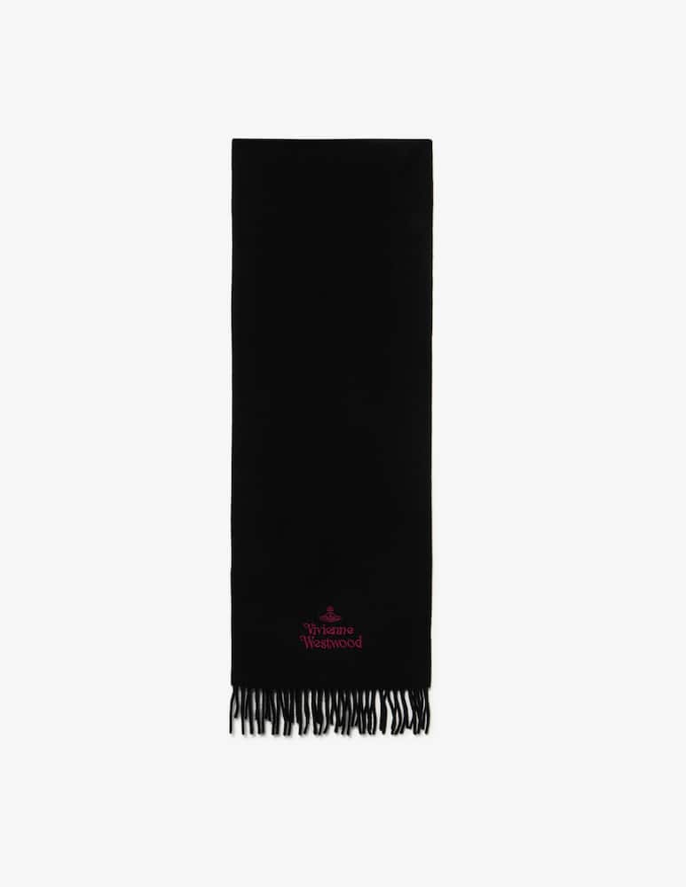 rinascente Vivienne Westwood Sciarpa logo ricamato 30X180 