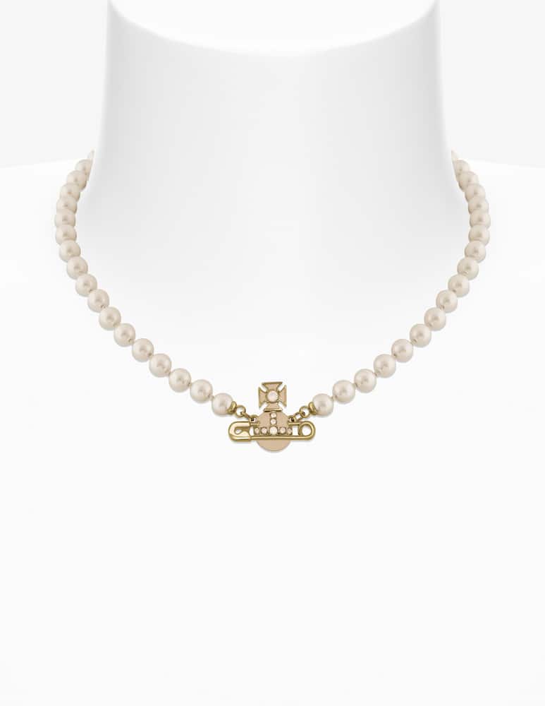 Vivienne Westwood Kitty pearl necklace - picture 1 Vivienne Westwood Kitty pearl necklace - picture 1